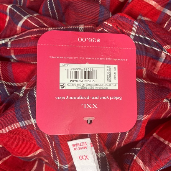 Maternity Plaid blouse/top - Picture 10 of 10